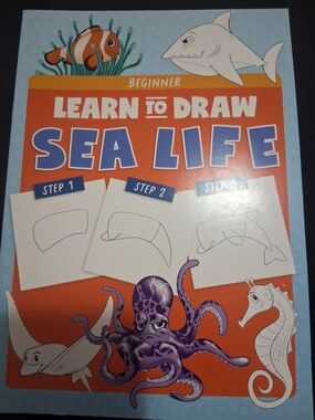 New Learn to Draw Sea Life Beginner Book